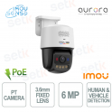PU7L 6MP PoE Pan & Tilt Camera 3.6mm AI Full Color Smart Tracking - Imou