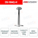DS-1694ZJ-X SUS304 Stainless Steel Camera Suspension Bracket, 15kg Load Capacity Indoor/Outdoor - Hikvision