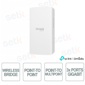 TP-Link Omada Flex Bridge 5 Wireless 5GHz 867Mbps 5km PoE IP66