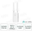 TP-Link Omada ER603WP-4G-Outdoor Gateway 4G Cat4 N300 PoE IP55 with Wi-Fi and VPN