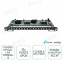 TP-Link DeltaStream DS-LGPA-16 Scheda GPON 16 Porte 20 km Split 1:128 per OLT Chassis