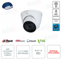 Promo - Caméra globe oculaire - IP ONVIF® PoE - 2MP - Varifocale 2,7 mm – 13,5 mm - IR 40m - Intelligence artificielle