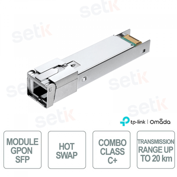 TP-Link Aginet DS-PMA-C+ Modulo SFP GPON Classe C+ Fibra SC/UPC 20 km 2,5 Gbps
