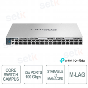 Omada S7500-32C Switch Core L3 32 Ports QSFP28 100G 6.4 Tbps