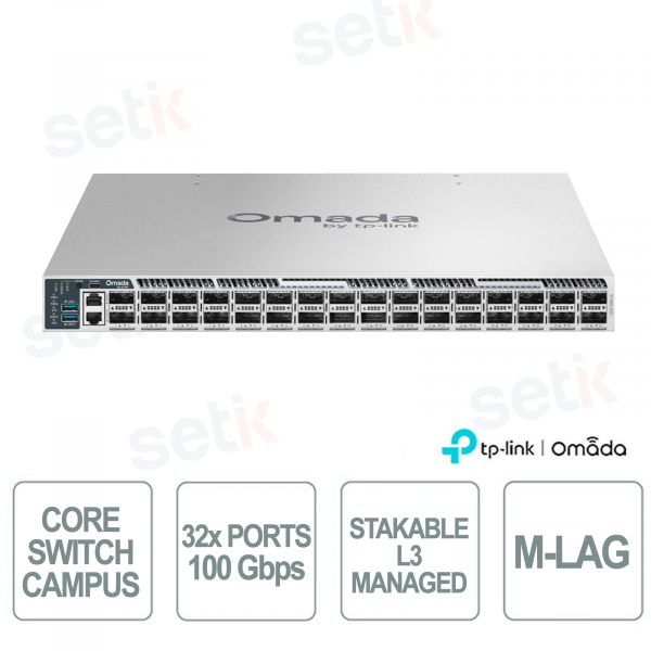 Omada S7500-32C Switch Core L3 32 Ports QSFP28 100G 6.4 Tbps