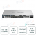 Omada S6500-48MPP6Y Switch L3 48 Porte 2.5G PoE++ e 6 SFP28 25G