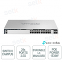 Omada S6500-24MPP4Y Switch L3 PoE++ 24 Ports 2.5G, 4 SFP28 25G and Stacking