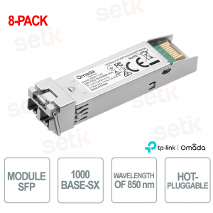Omada ISM311LM(8-pack) 8-Pack Industrial SFP Module 1000Base-SX Multimode 550m