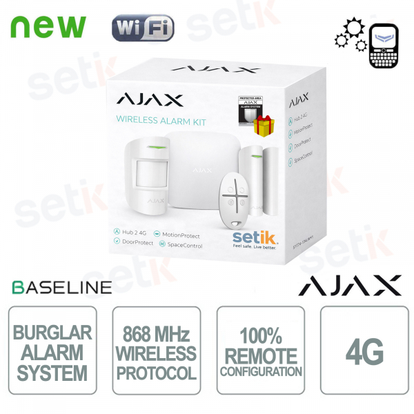 StarterKit 4G - Allarme Professionale Wireless senza fili 4G