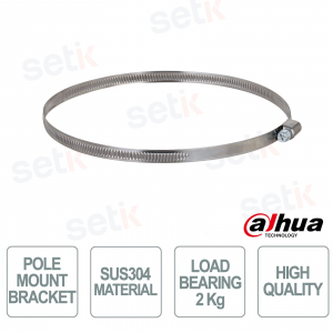 Support de fixation pour caméra en acier inoxydable SUS304, diamètre 50-160 mm, charge maximale 2 kg - Dahua