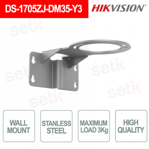 DS-1705ZJ-DM35-Y3 316L Stainless Steel Wall Bracket Anti-Corrosion 3kg - Hikvision