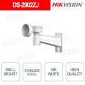 DS-2902ZJ Stainless Steel Wall Mount Bracket for Video Surveillance - Hikvision