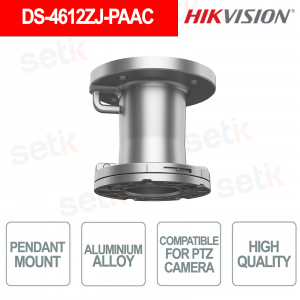 DS-4612ZJ-PAAC Pendant Mount Bracket for PTZ Cameras and Video Surveillance - Hikvision