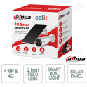 KIT/BF4CP-4GP-XL/M0508 4G 4MP Video Surveillance Kit with Solar Panel, Battery, AI, and IP66 - Dahua