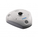 Telecamera Dome IP Fisheye HYU-953-U 12MP 360° IR 15m AI PoE IP67 IK10 - Hyundai