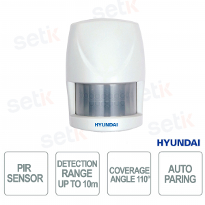 HYU-66 Wireless 868 MHz Smart4Home Volumetric PIR Detector 10 Meters 110° Anti-Sabotage - Hyundai