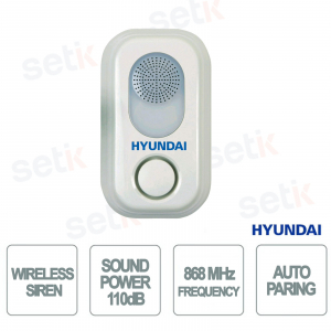copy of Détecteur d'inondation sans fil HYU-73 868 MHz Smart4Home IP44 avec sonde de 3 mètres et alarme sonore - Hyundai