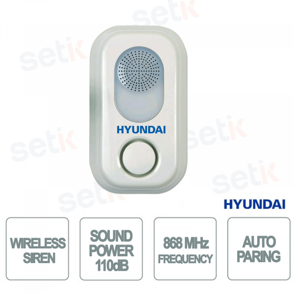 copy of Détecteur d'inondation sans fil HYU-73 868 MHz Smart4Home IP44 avec sonde de 3 mètres et alarme sonore - Hyundai