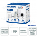 copy of Caméra IP WiFi Hyundai HYU-74 1MP HD 720p avec capteur PIR, vision nocturne infrarouge, audio bidirectionnel et ONVIF
