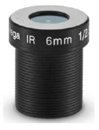 Objectif 6MPMIRF Objectif 6mm 3 MPX Ricom 6MPMIRF