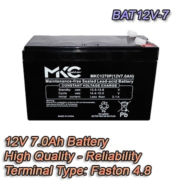 Batterie accumulateur 12V 7.0Ah FIAMM Ideale per i kit allarme bentel