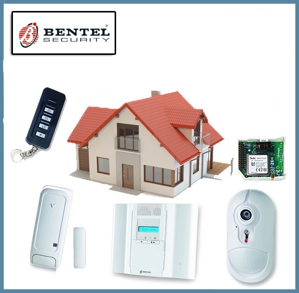 KIT Antifurto Allarme Domestico Wireless Completo - Bentel