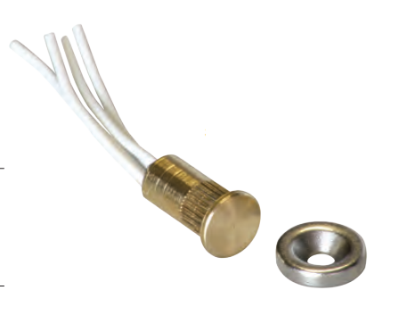 Brass integrated microcontact with toroidal magnet - Bentel