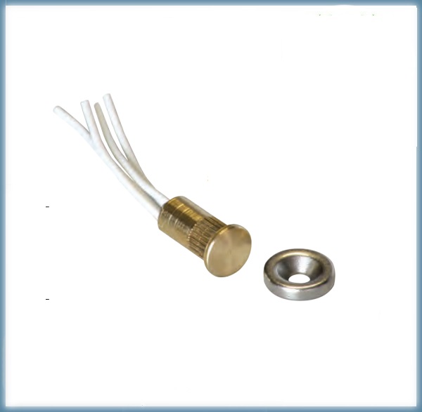 Brass recessed microcontact