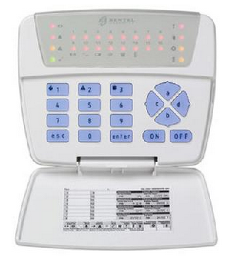 Bentel Keypad Classika model with 16 zone-LEDs