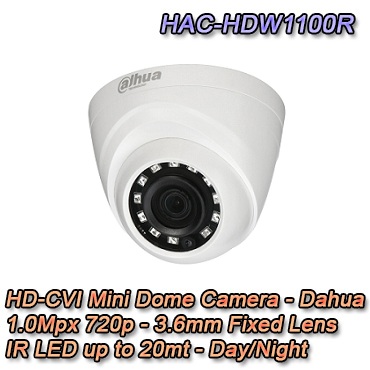 Dome Dahua HAC-HDW1100R