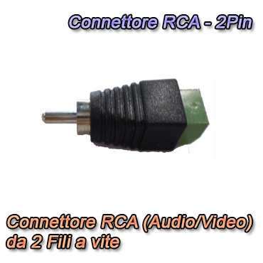 Connettore da RCA a 2PIN