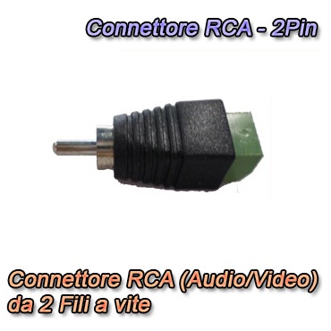 5XRCA-2PINF - 5 RCA a conector de 2 pines 