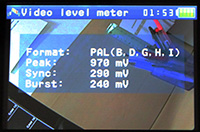 Visual Level Meter