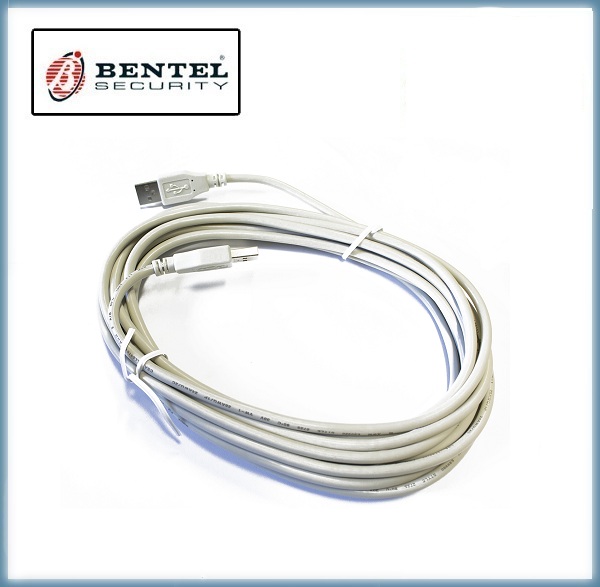USB5M Câble USB pour centrales d'alarme Absoluta de Bentel