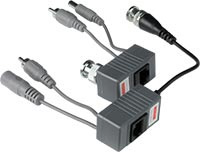 Coppia di video balun professionali. Ideali per kit tvcc