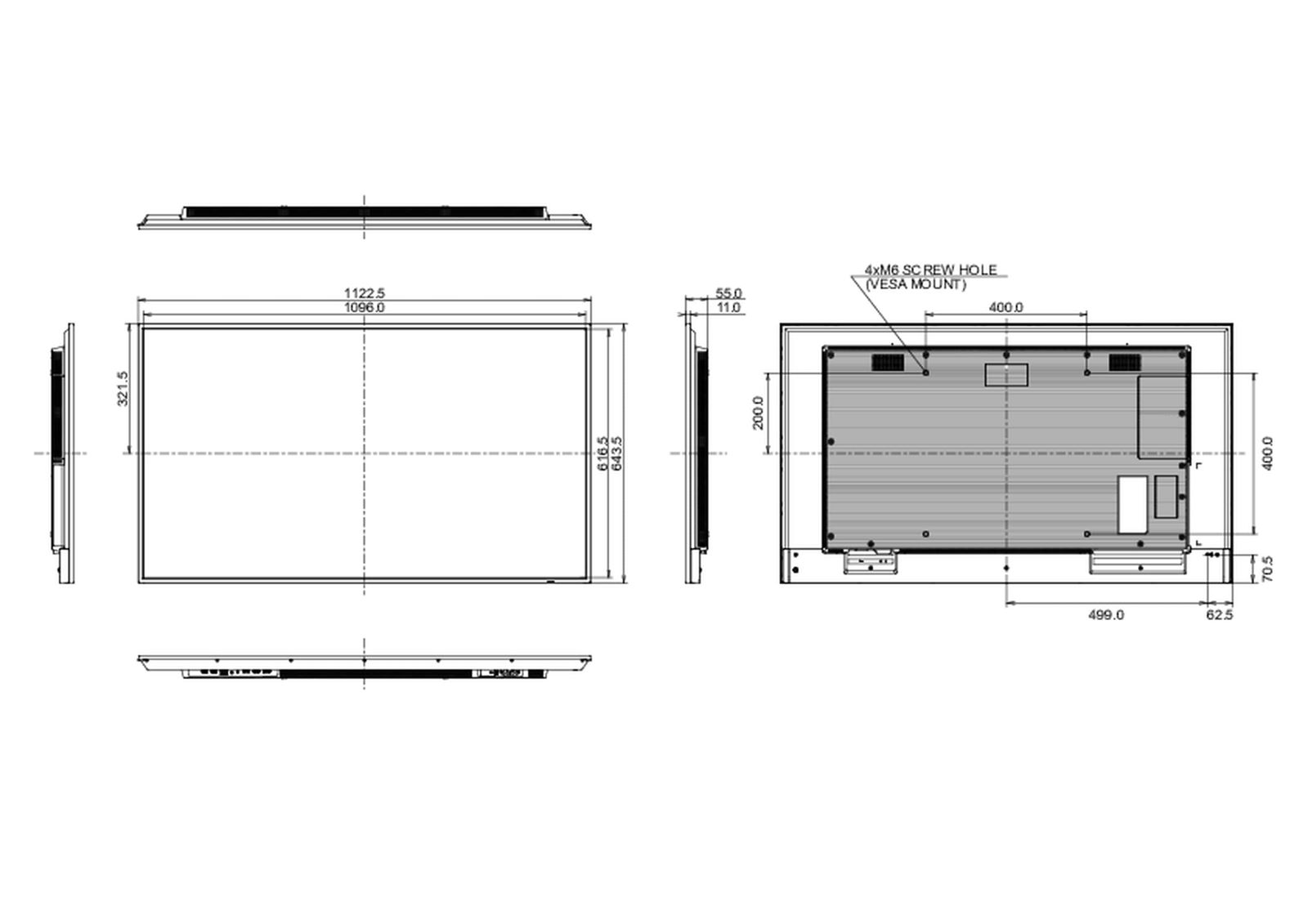 Diagrama - LH5551UHSB-B1 LH5551UHSB-B1_DIMENSIONI.jpg