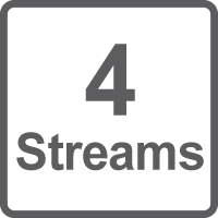 Quadruple stream