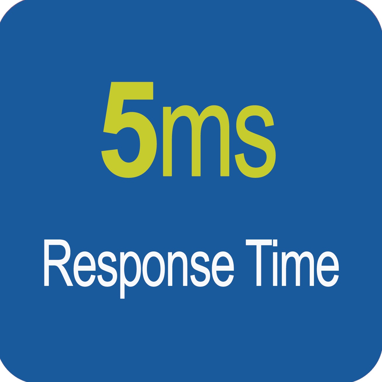 Response Time Tempo di risposta 5ms