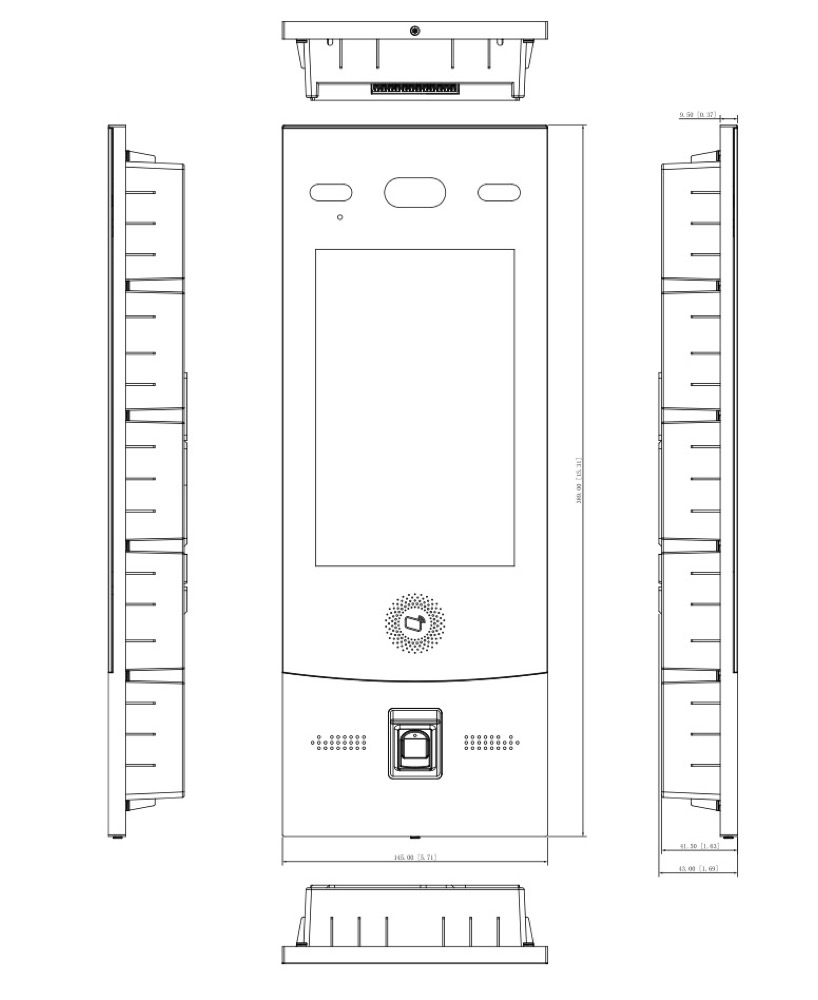 Apartment IP System - Dahua Diagramma Sistema IP Appartamento Dahua