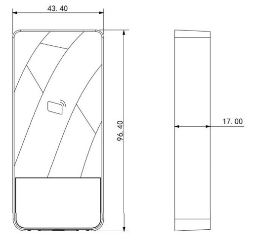 Dimensiones del ASR1200E