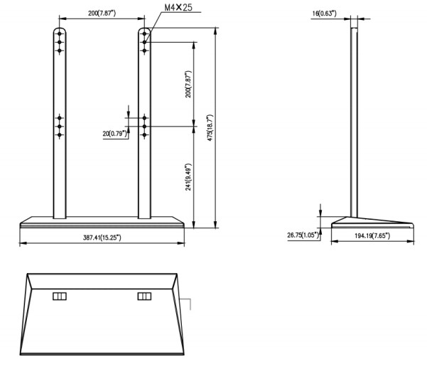 Dimensioni DS-DM4304B