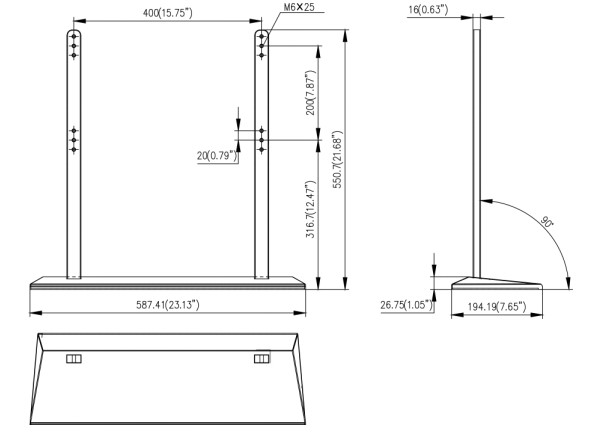Dimensioni DS-DM5504B