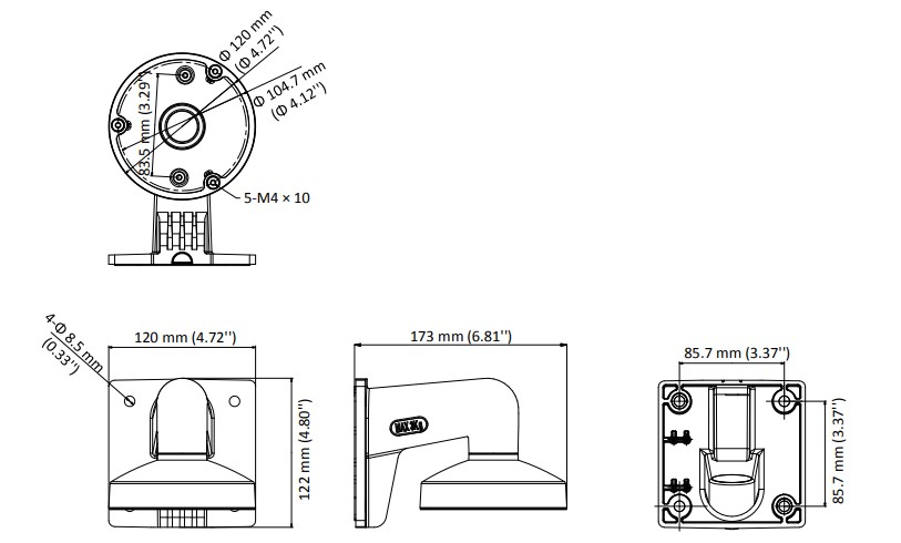 DS-1272ZJ-120-TR15 dimensions