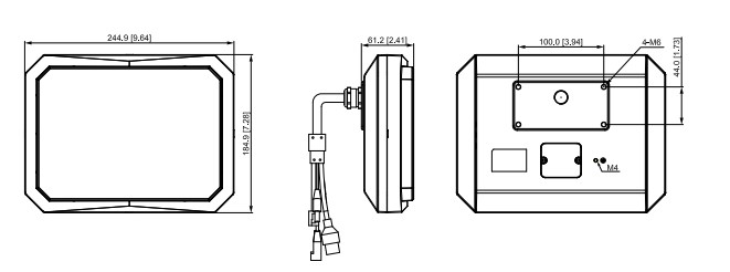 Dimensioni allarme radar per dome ptz camera dahua 24/7 - fino a 450m