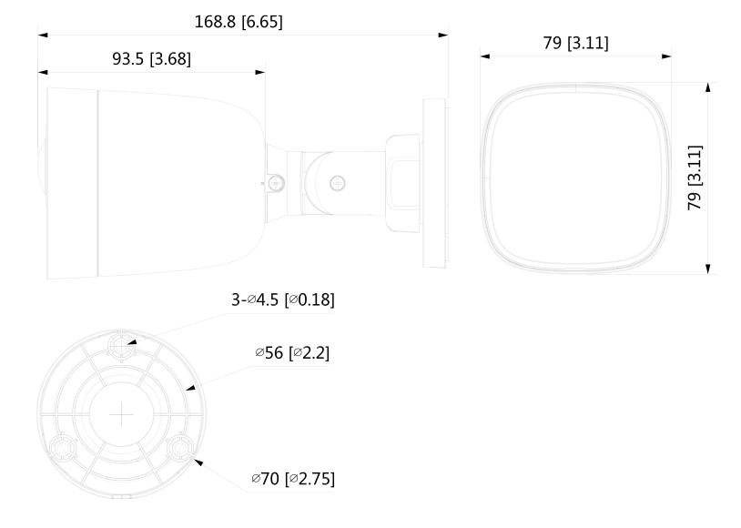 Schéma - HAC-ME1200B-LED Schema dimensioni hac-me1500d