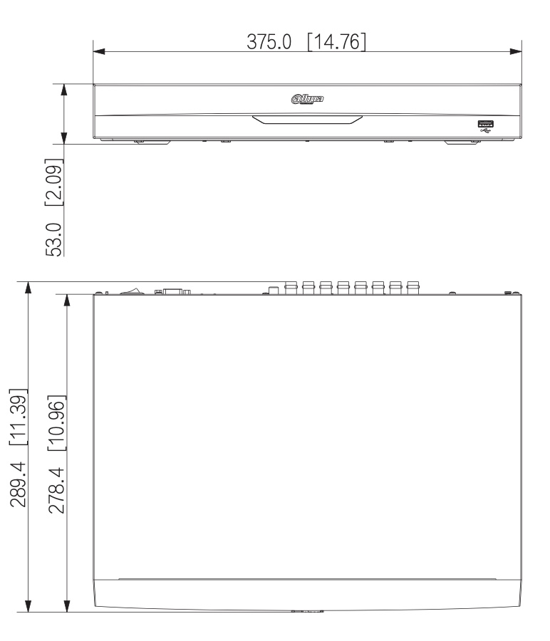 Scheme - XVR4216AN-X Schema XVR 16 Canali Dahua serie X 1080N