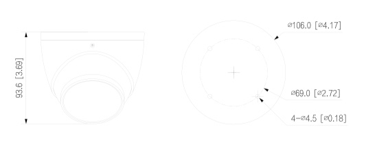Dimensioni IPC-HFW2431S-S-S2