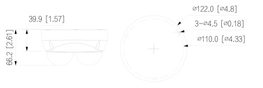 IPC-HDBW5442E-ZE Schema dimensioni telecamera IPC-HDBW5442E-ZE