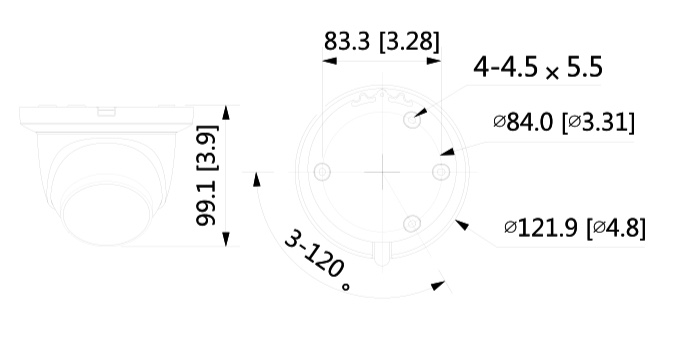 Maßbild HAC-HDW1500TMQ-A-S2