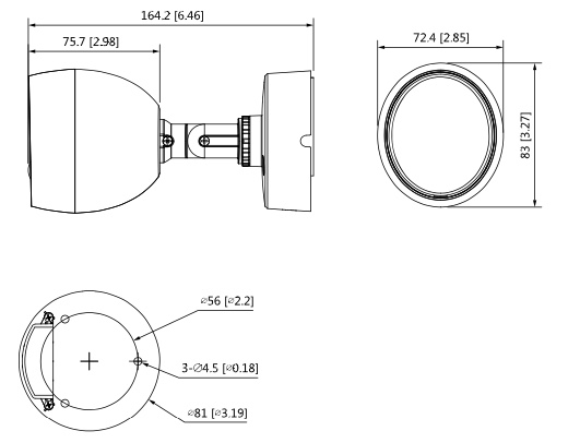 Schematic - HAC-ME1200B-LED Schema dimensioni HAC-ME1500B-LED